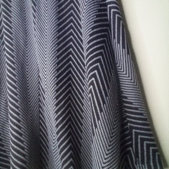 Gilli Skirt Women M Pull On Elastic Waist Stretch Black Gray - Picture 14 of 14